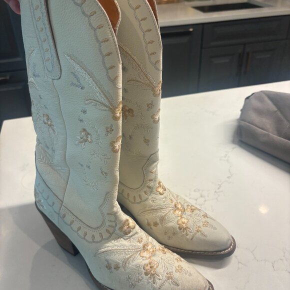 Dingo 1969 Full Bloom Leather Cowboy Boots (Anthropologie) - Picture 4 of 9